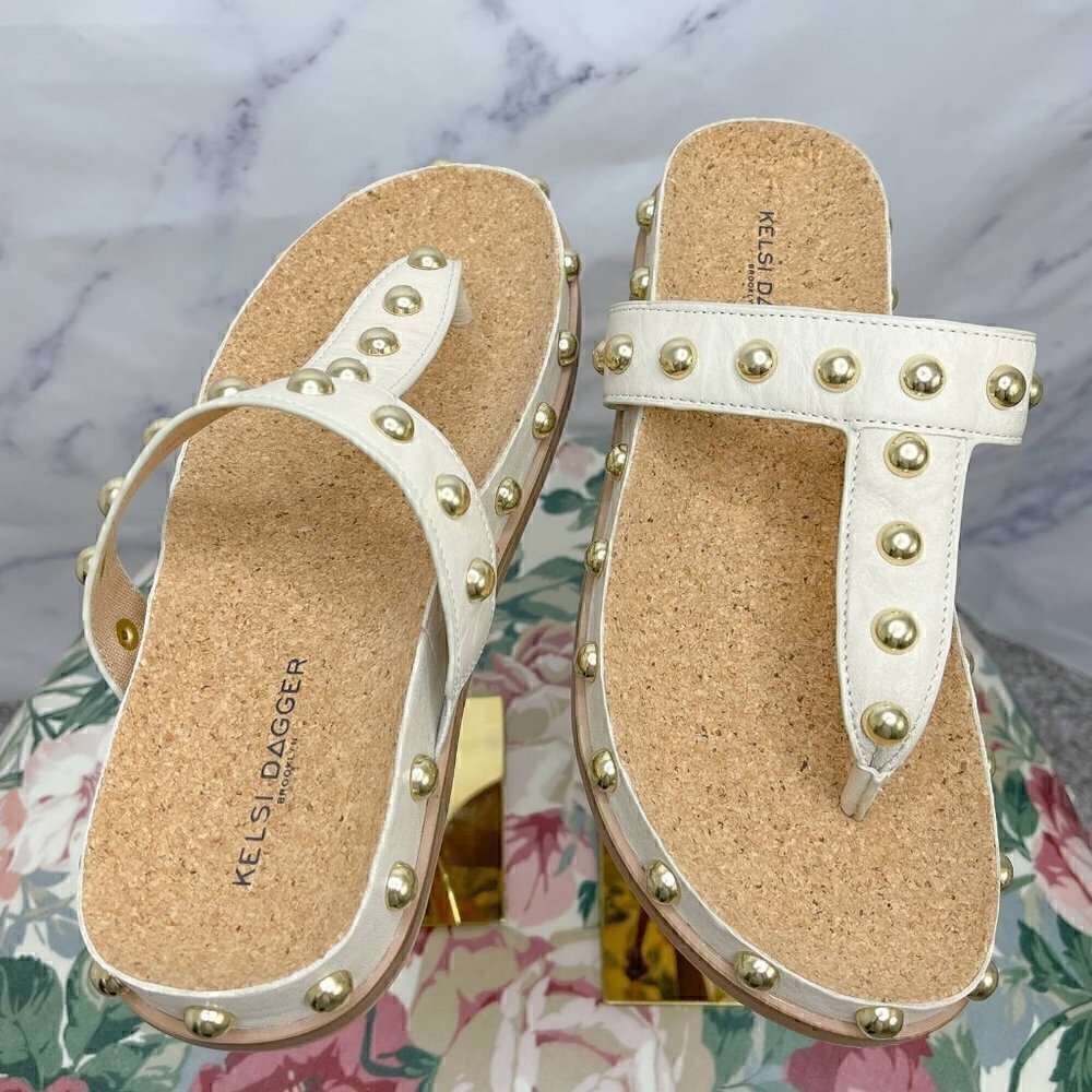 Kelsi Dagger Brooklyn | Surface Studded Slide Sandal | Sz 7 - Picture 11 of 16